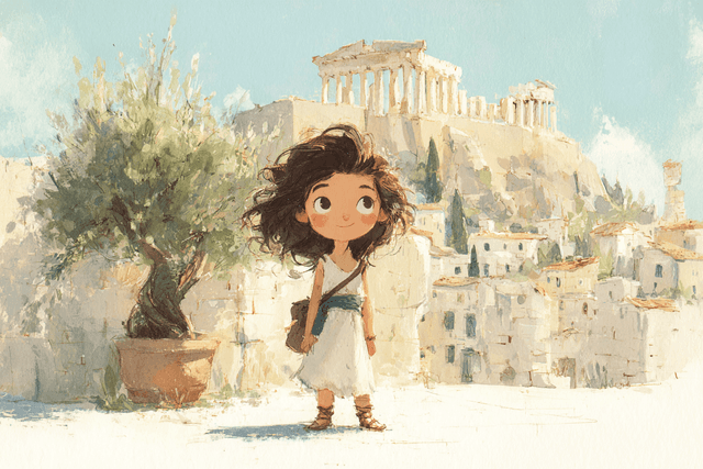 Themenbild zu Leseverständnis · Helena in Olympia