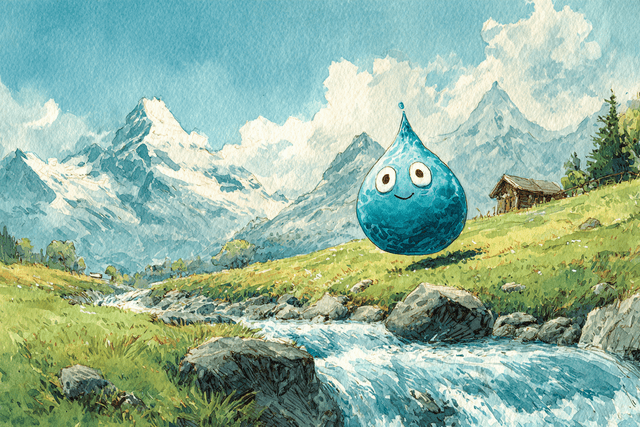Themenbild zu Wasser · Vom Bergbach bis zur Wolke